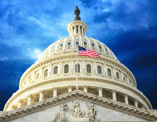 Obraz premium The United States Capitol in Washington, DC.