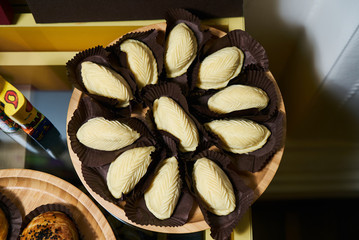Novruz traditional Azerbaijan pastry Shekerbura and salty gogal