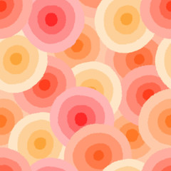 Colourful seamless abstract pattern with circles