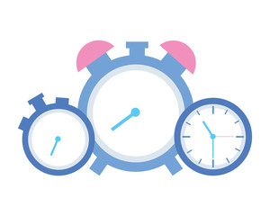 businessmen clock time