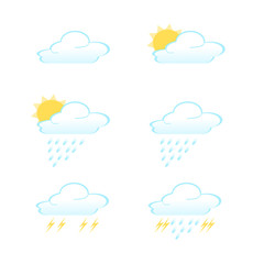 Cloud weather forecast