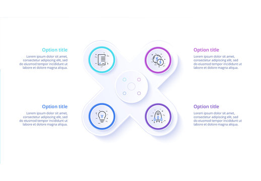 4 Step Infographic Layout