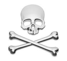 Cross Bone Car Decal