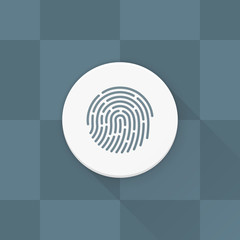 Fingerprint Adaptive icon Material Design illustration