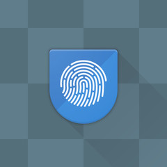 Fingerprint Adaptive icon Material Design illustration