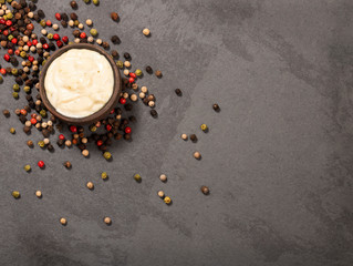 Homemade tartar sauce - Top view