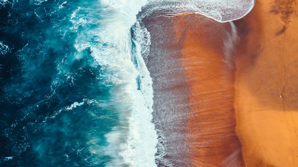 Aerial Australian Beach Landscape, Great Ocean Road - 255268965
