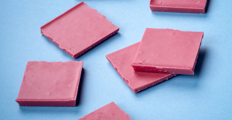 Ruby chocolate - new type of sweets