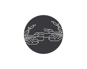 circuit board line concept design illustration