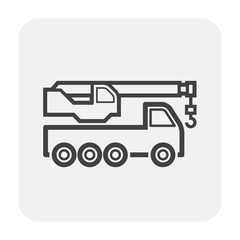 mobile crane icon
