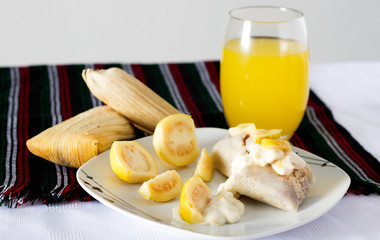 Tamal de guayaba
