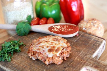 Cheese Burger With Fresh Ingredients 