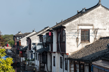 Fototapeta na wymiar Scenery of the ancient town of Zhouzhuang, Suzhou