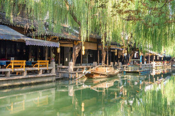 Obraz premium Scenery of the ancient town of Zhouzhuang, Suzhou