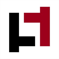 Fototapeta premium LT, LNT initials geometric company logo