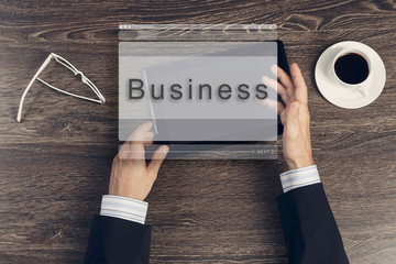 Having business dialogue