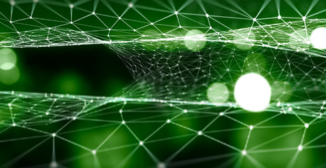 Connection and communication concept. 3d rendering