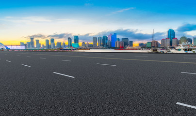 Urban Road, Highway and Construction Skyline..