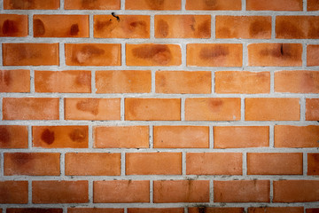 Old brown stone bricks wall pattern background of brick wall