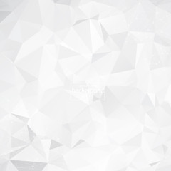 Geometric White Polygonal background molecule and communication. Connected lines with dots. Minimalism chaotic illustration background. Concept of the science, chemistry, medicine, technology.