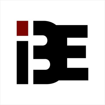 IBE, BE, BIE initials letter company logo