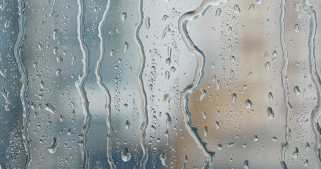 Heavy raining outside