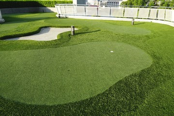 Rooftop putting green