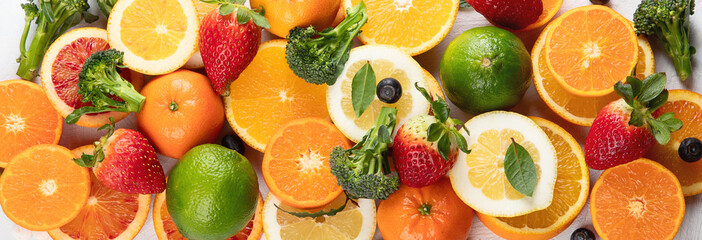 Vitamins in fruits