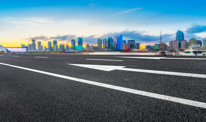 Urban Road, Highway and Construction Skyline..