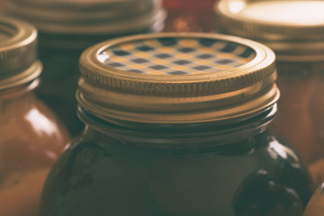 Macro of Canned Beets