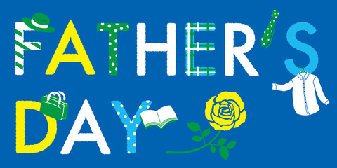 ファザーズデイ　父の日イメージ　イラスト