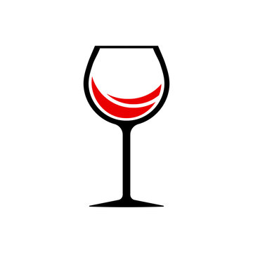 Cheers icon. Wine glass. Toast pictogram. Flat design vector illustration for web banners, website, infographics. Cafe sign. Restaurant symbol.