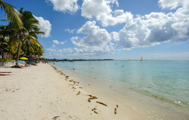 Seascape of Mauritius Island