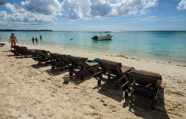 Seascape of Mauritius Island