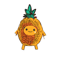 funny orange