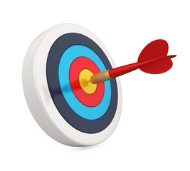 Arrow Darts and Target Isolated