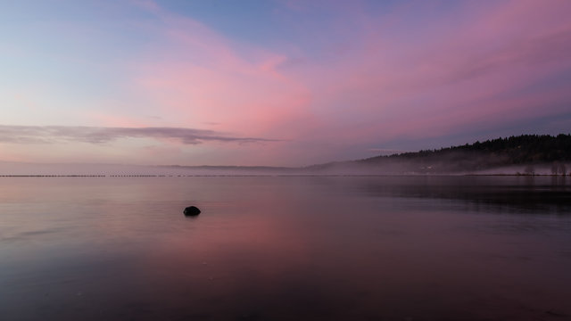 Sunset At Lake Sammamish