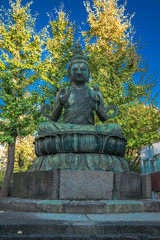 Fototapeta na wymiar Buddha Statue Asakusa Tokyo Japan