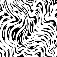 Brush grunge pattern. White and black vector.