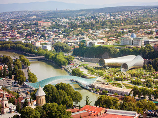 Top view of the old city of Tbilisi © Tatyana Gladskih