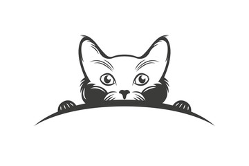 The Vintage Logotype of a Cat.