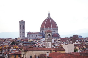 View of Florence from Zecca tower, Tuscany, Italy