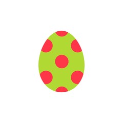 Speech bubble vector, Isolated Easter flat style icon