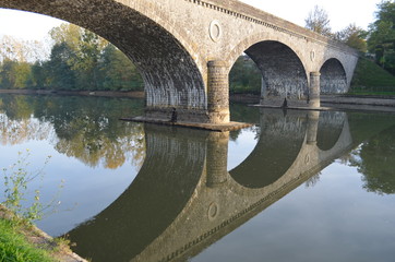 Fototapeta premium le reflet du pont