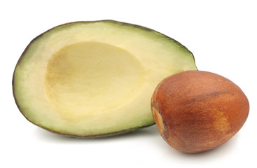 Avocado isolated on white