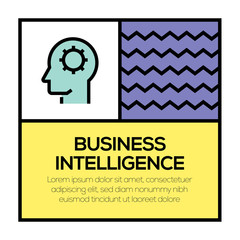 BUSINESS INTELLIGENCE ICON CONCEPT