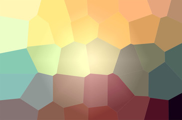 Abstract illustration of orange Giant Hexagon background