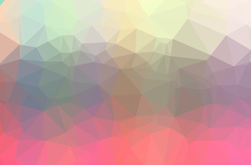 Illustration of abstract Red horizontal low poly background. Beautiful polygon design pattern.