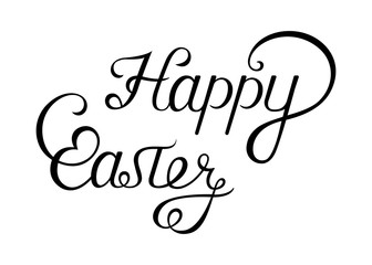 Happy Easter Lettering.