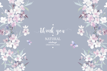 Bloom watercolor flower